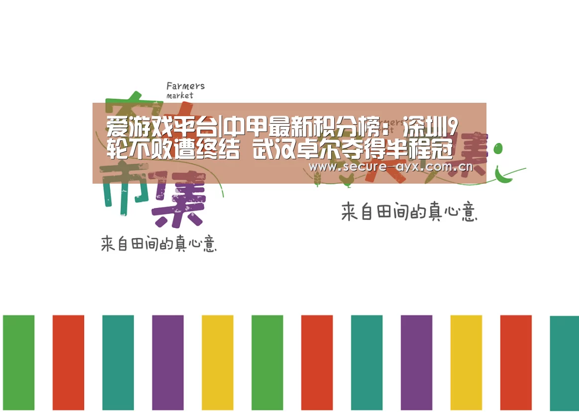 爱游戏平台|中甲最新积分榜:深圳9轮不败遭终结 武汉卓尔夺得半程冠军(图2) 爱游戏平台